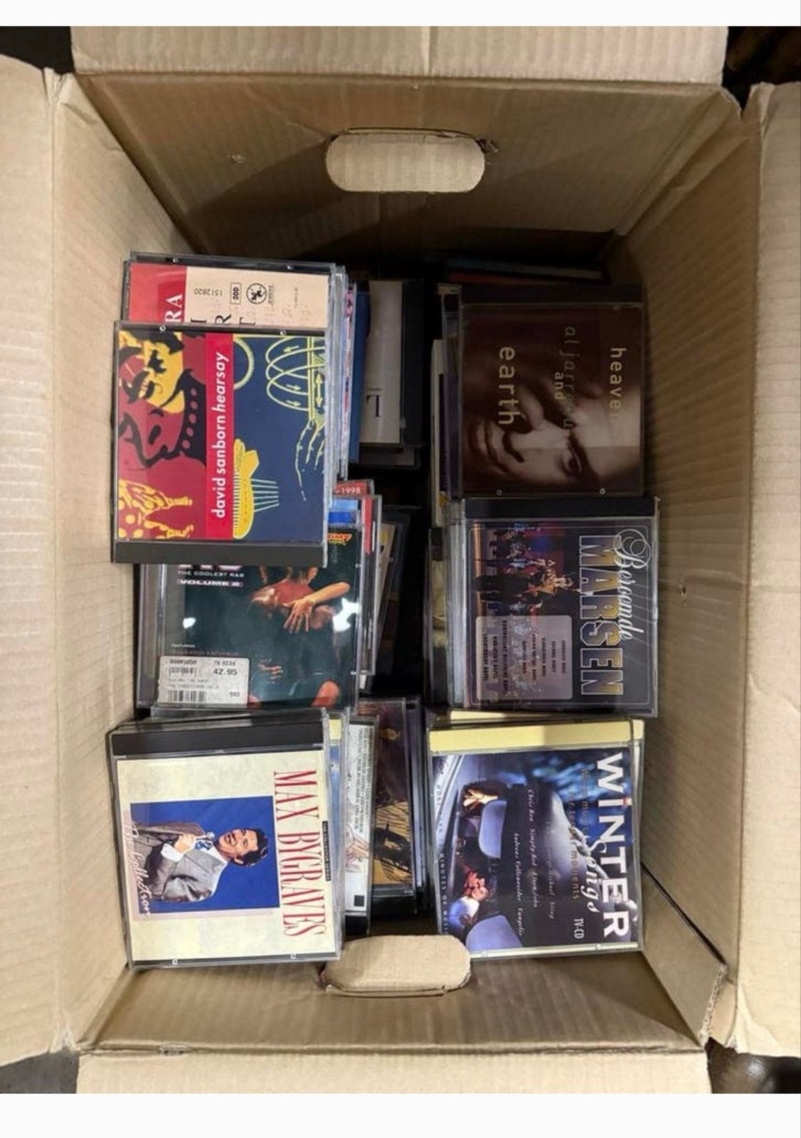 Doos met ca. 100 diverse CD's: pop, rock, klassiek, jazz, Ophalen of Verzenden, Gebruikt, Overige genres