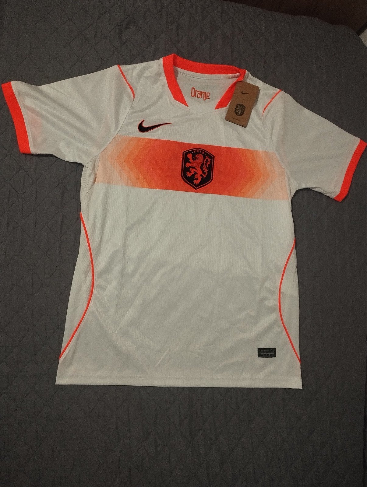 Nederlands Elftal Thuisshirt Oranje Maat M- Nieuw met labels, Maat M, Ophalen of Verzenden, Nieuw, Shirt