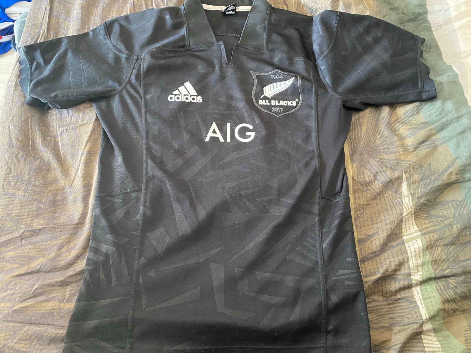 All Black Jubileum Rugby Shirt (Large), Verzenden, Zo goed als nieuw, Kleding