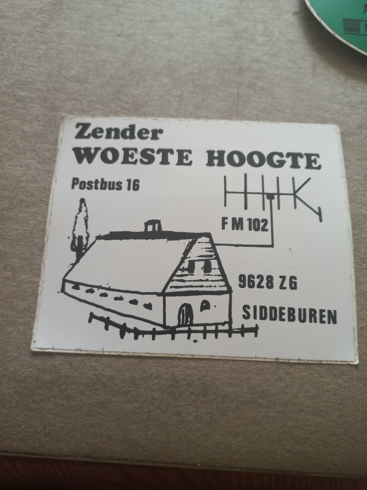 Zender woeste hoogte siddeburen, Verzamelen, Ophalen of Verzenden, Zo goed als nieuw