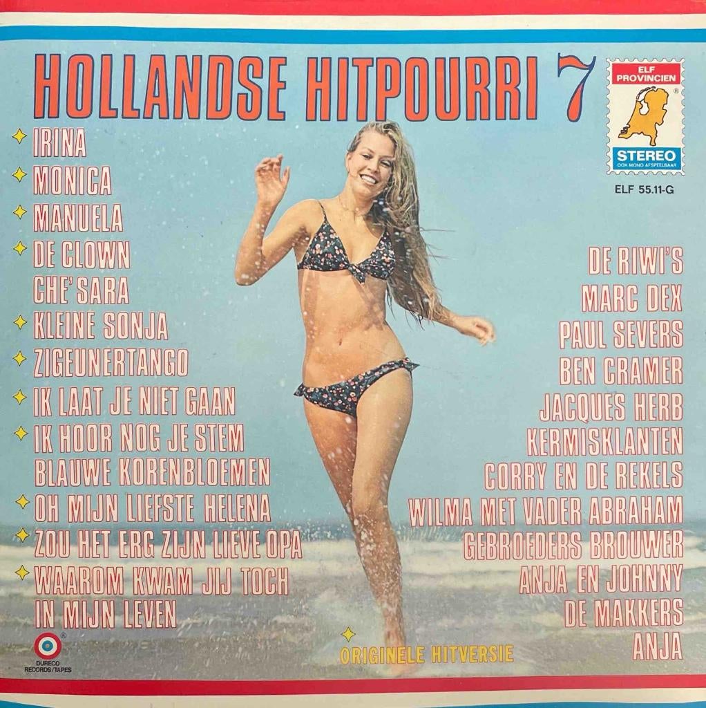 Hollandse Hitpourri 7 - Various Original Artists, Ophalen of Verzenden, Levenslied of Smartlap, 12 inch, 1970 - 1979
