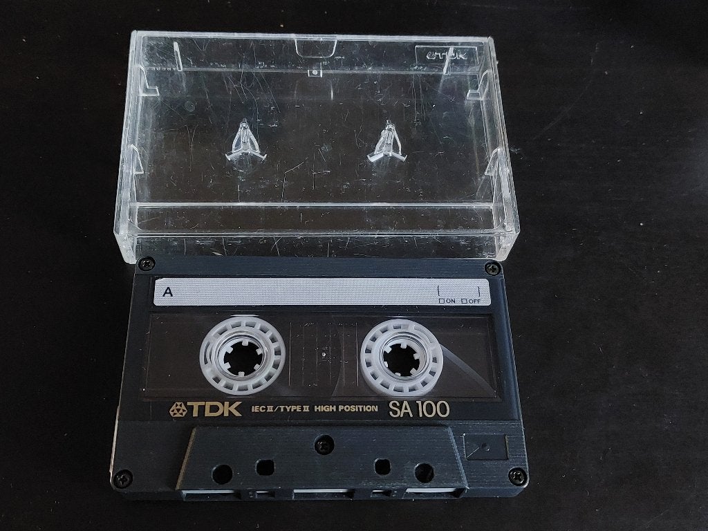 TDK SA 100 CASSETTEBANDJE, Cd's en Dvd's, Cassettebandjes, Overige genres, 1 bandje, Ophalen of Verzenden, Zo goed als nieuw