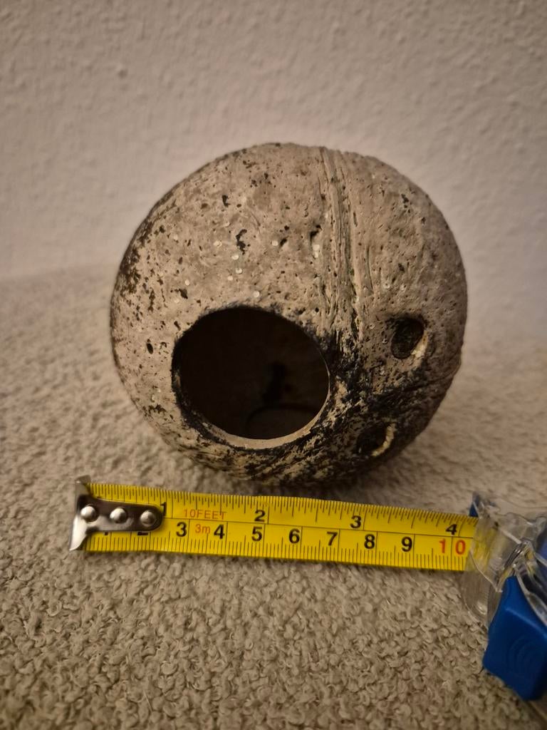 decoratie voor aquarium kokosnoot, Ophalen of Verzenden, Zo goed als nieuw
