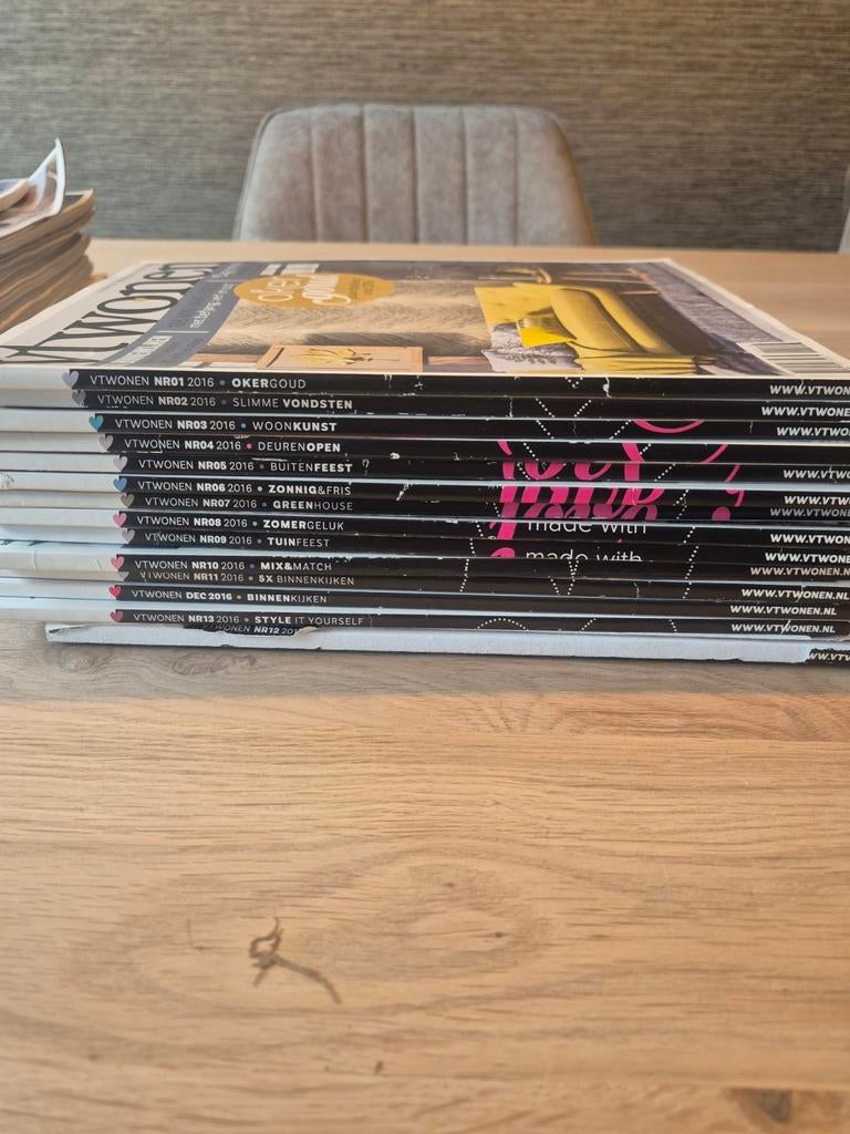 VT Wonen Magazine Jaargang 2016 - Complete Set, Boeken, Ophalen of Verzenden, Gelezen, Overige typen