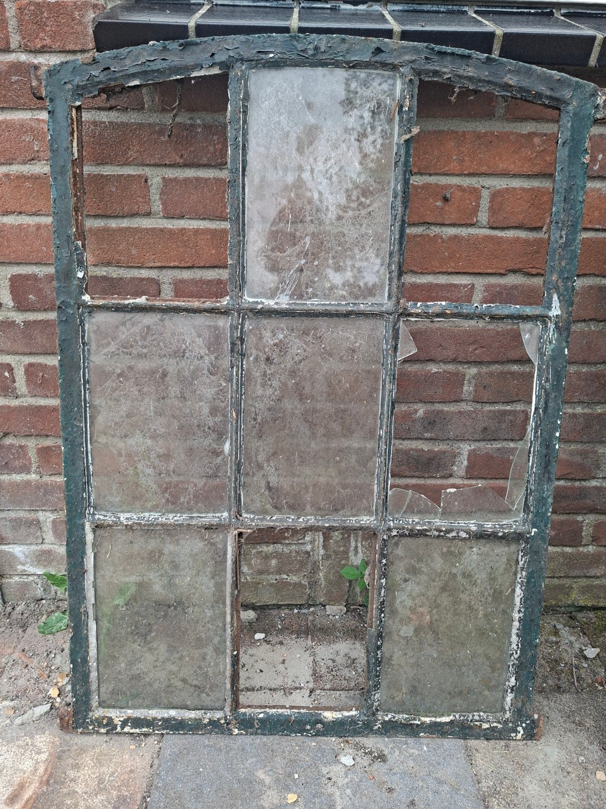 Oude stal raam, Doe-het-zelf en Verbouw, Glas en Ramen, Ophalen, Gevelraam of Ruit, Gebruikt, Minder dan 80 cm