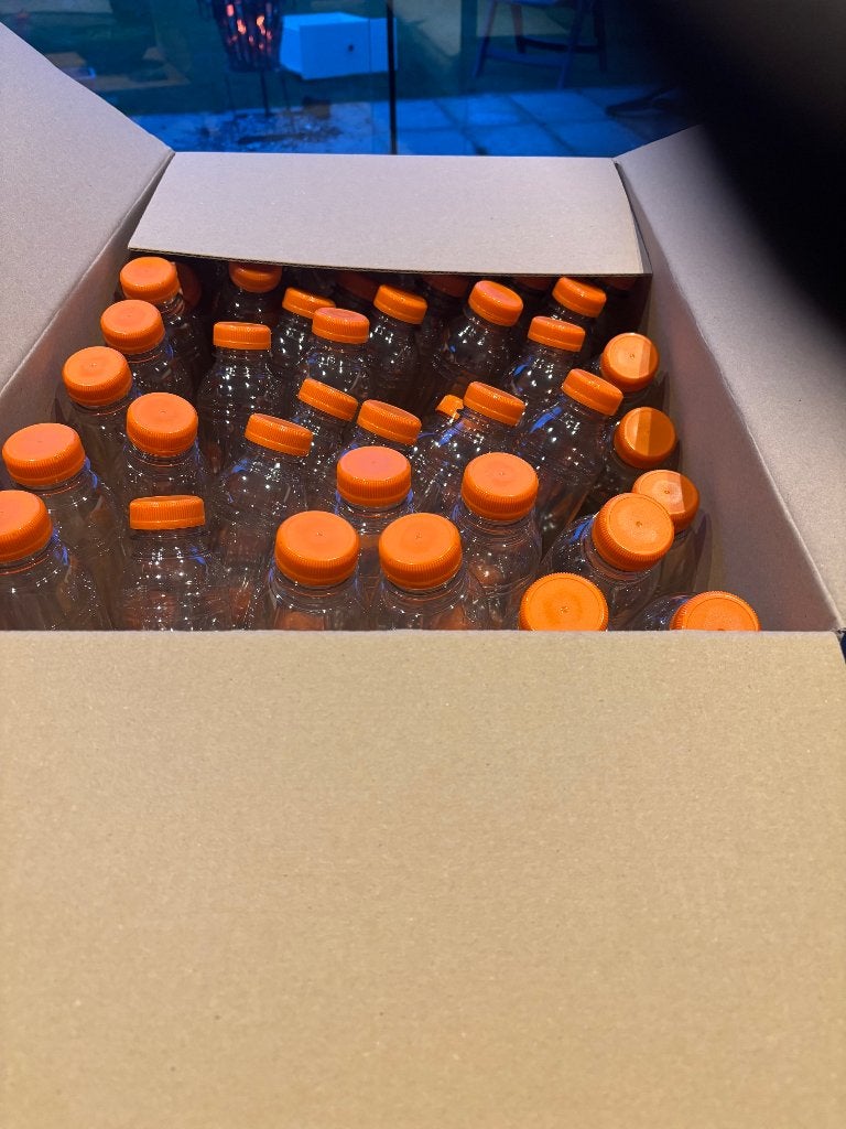 Pet flessen voor sap, Ophalen of Verzenden, Nieuw
