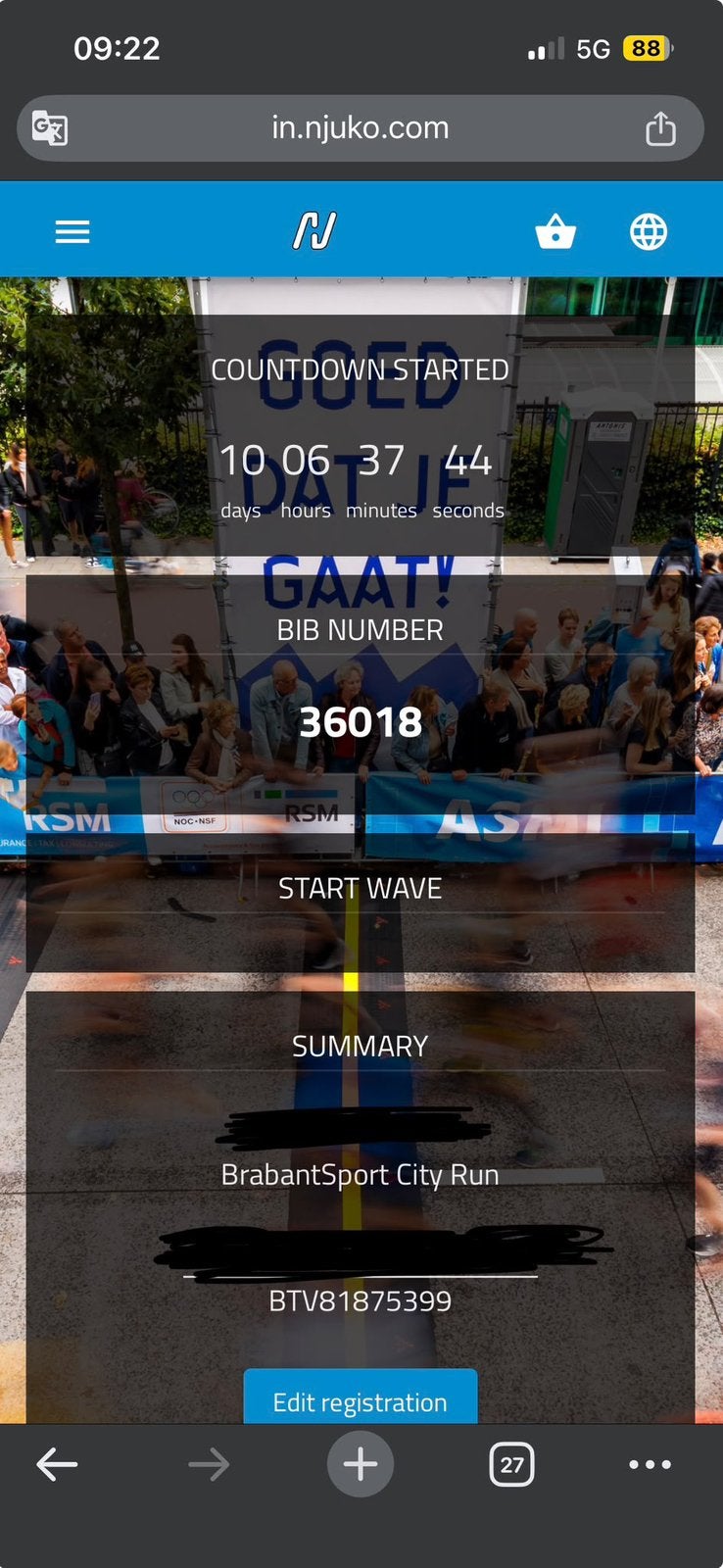 ASML City run 5KM, Tickets en Kaartjes, Eén persoon, Oktober