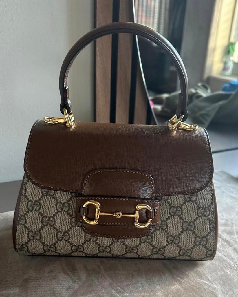 Originele Gucci tas verkopen, Ophalen of Verzenden, Zo goed als nieuw, Bruin, Handtas
