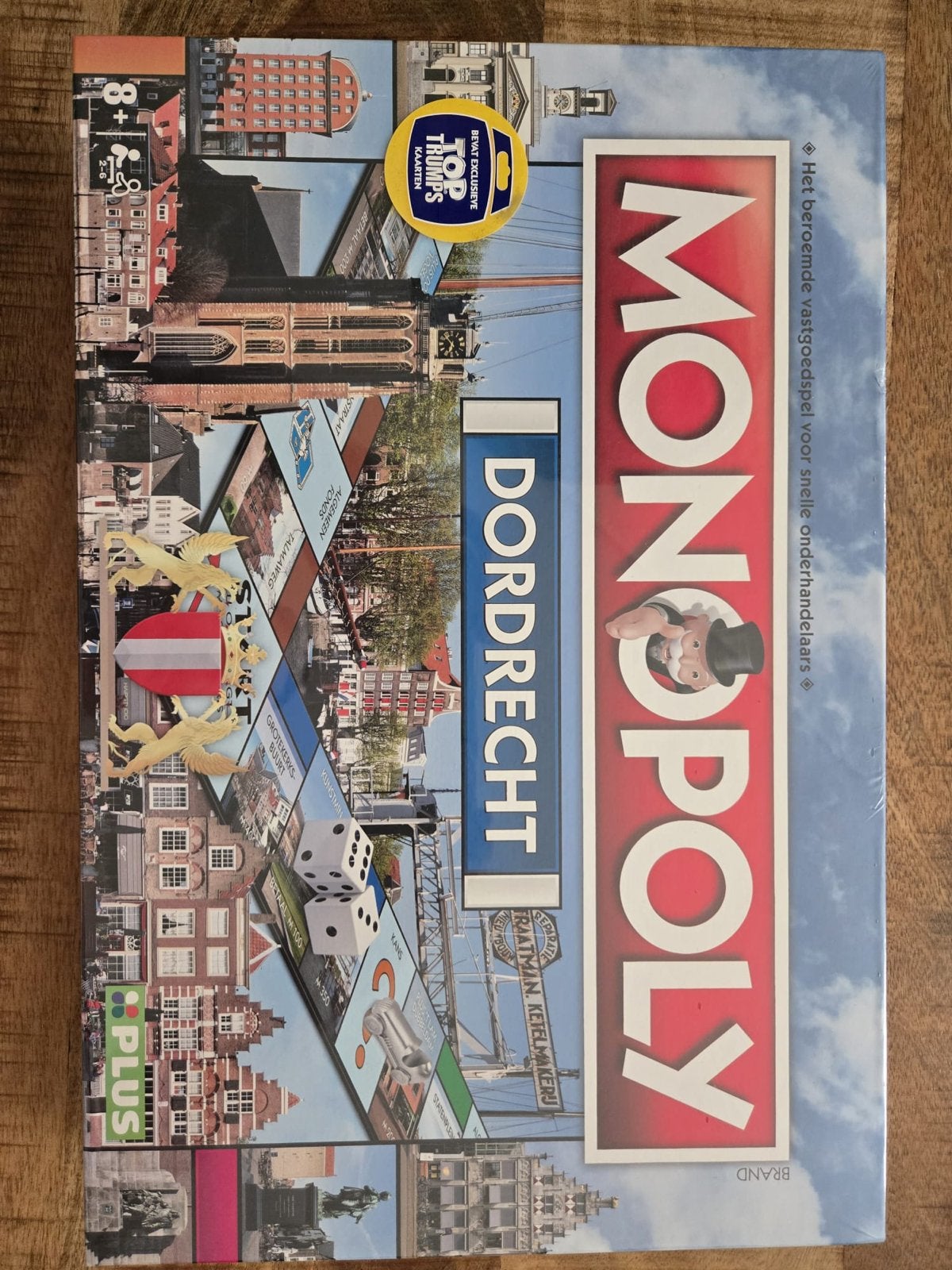 Monopoly Dordrecht - Speciale editie van het klassieke spel, Drie of vier spelers, Ophalen, Nieuw