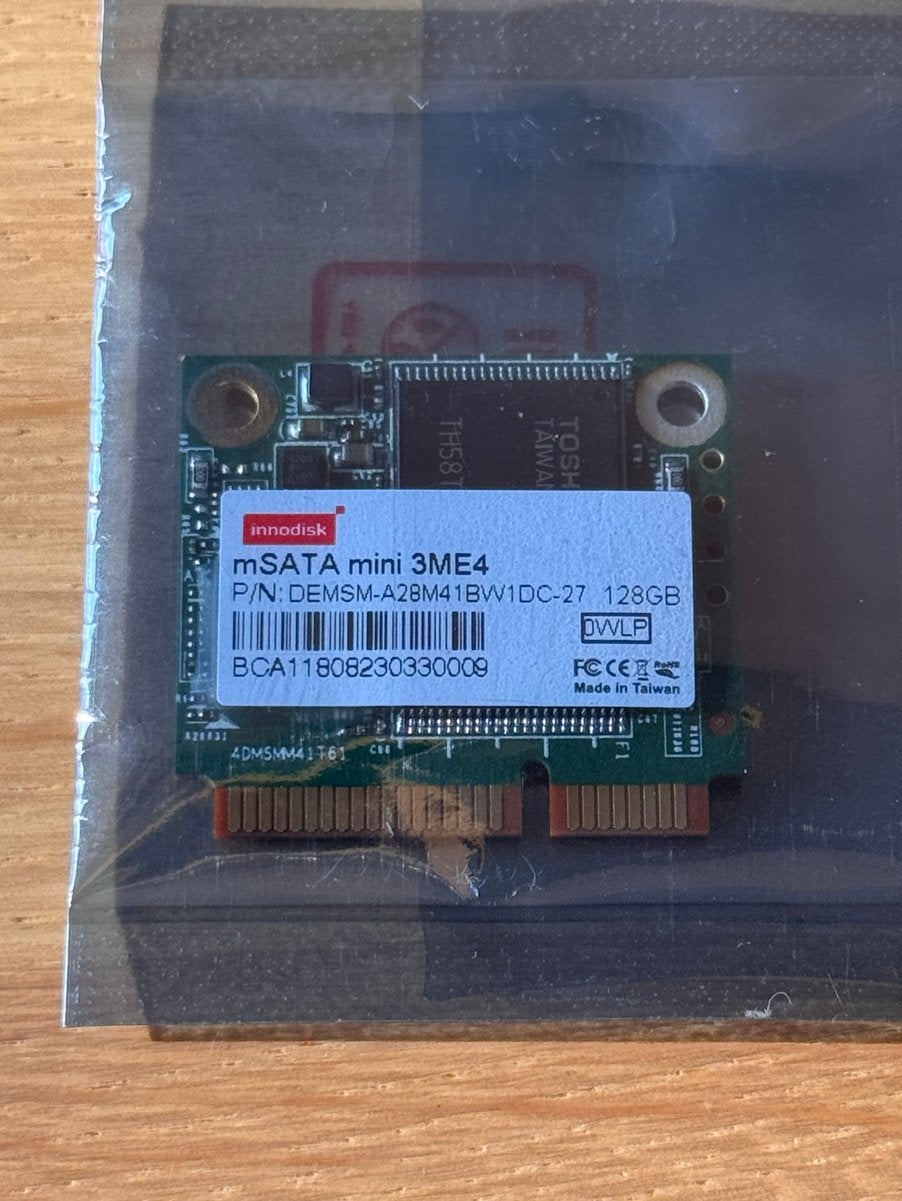 Innodisk mSATA mini 3ME4 128GB Industrial SSD – Nieuw, Intern, Nieuw, Ophalen of Verzenden, Laptop