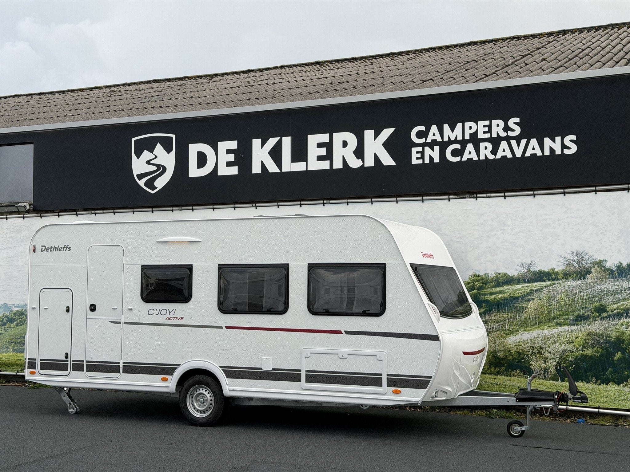 Dethleffs C'JOY 480 QLK / 50% deals (bj 2027), Caravans en Kamperen, 7 tot 8 meter, Bedrijf, Info@deklerkcaravans.nl, Dethleffs