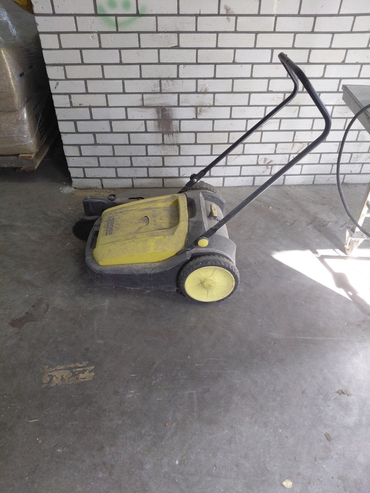 veeg machine, Ophalen
