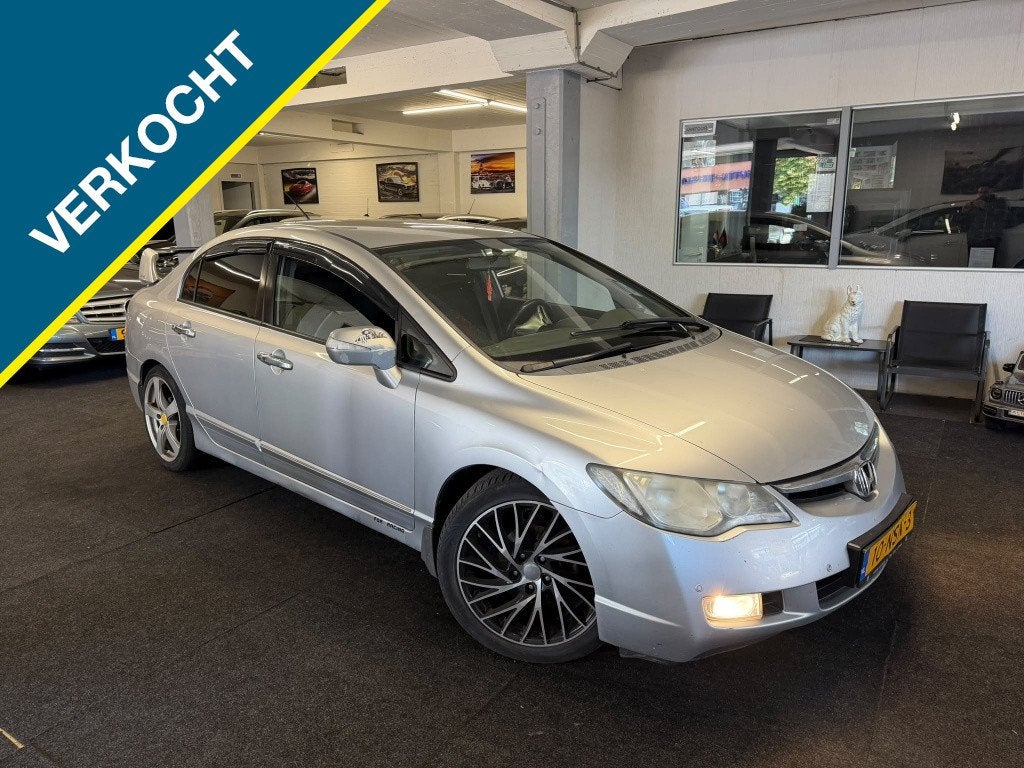 Honda Civic 1.3 Hybrid Sport * Hybride *APK (bj 2007), Auto's, Automaat, Gebruikt, Stoelverwarming, Bedrijf