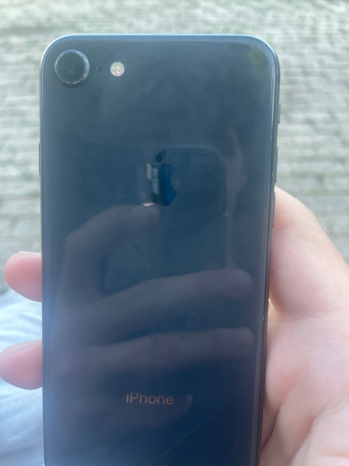 iPhone 8 Zwart - Gebruikt met lichte schade, Telecommunicatie, Mobiele telefoons | Apple iPhone, Ophalen, Gebruikt, Zwart, 32 GB