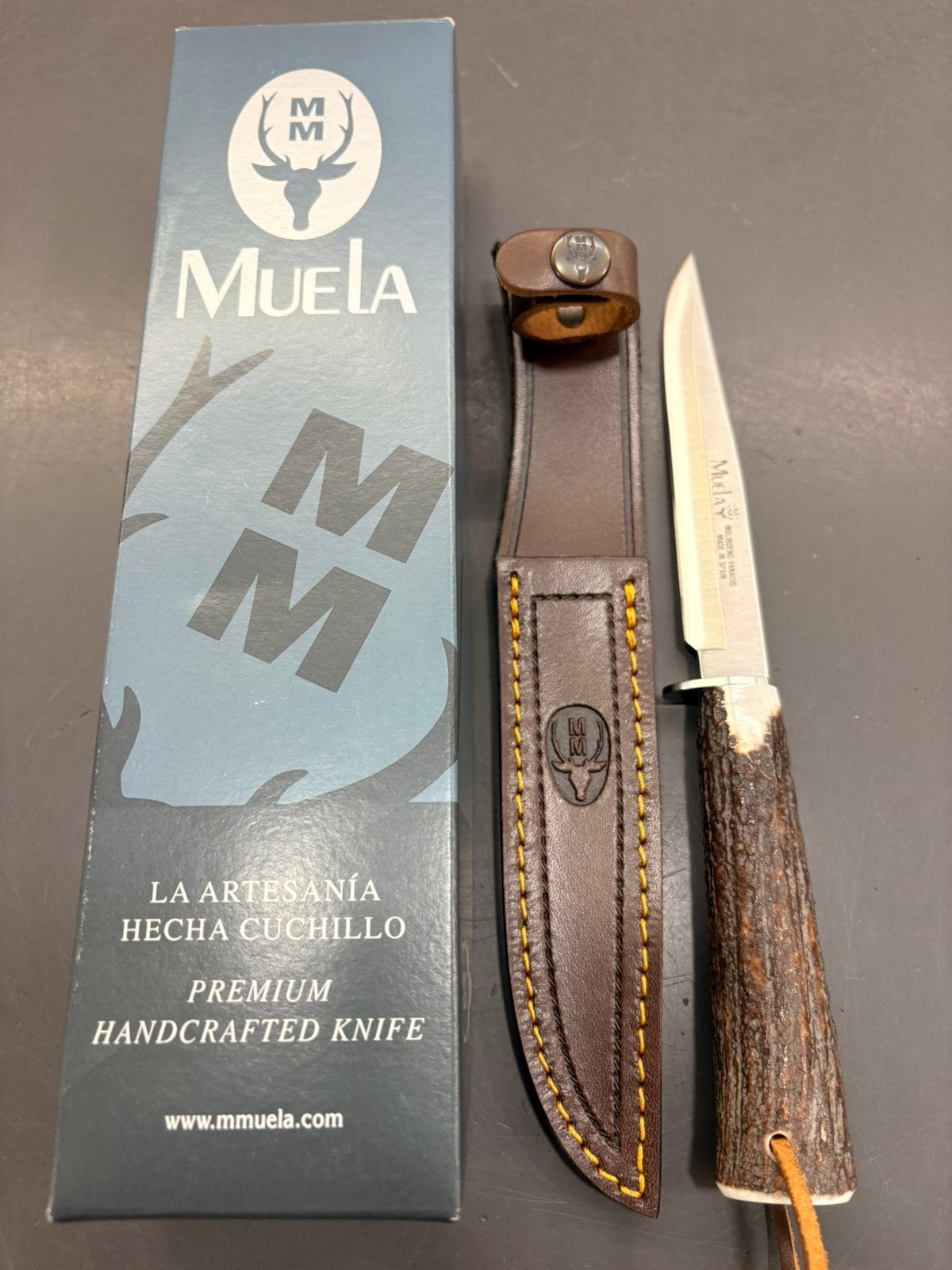 Muela GREDOS jachtmes met hertenhoorn, Ophalen of Verzenden, Nieuw