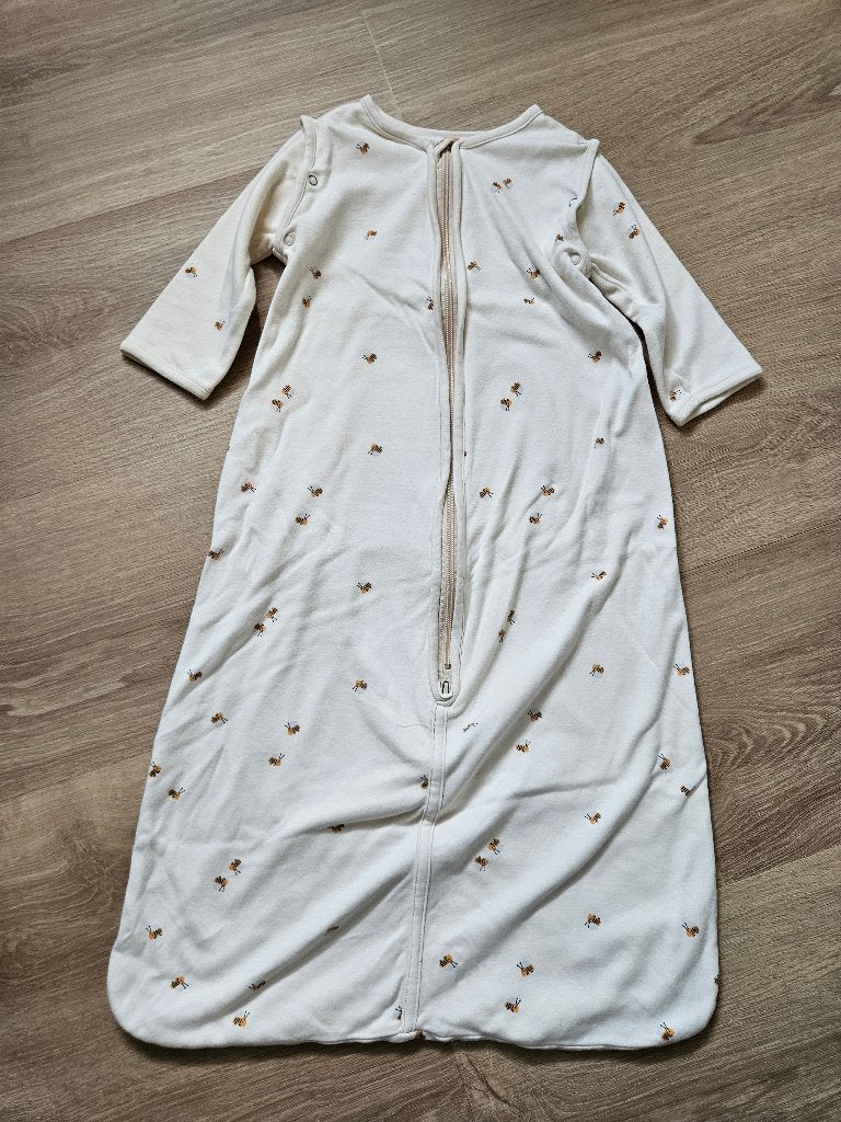 Baby slaapzak van Hema maat 68-80, TOG 0.5, Ophalen, Hema, Zo goed als nieuw, Beige