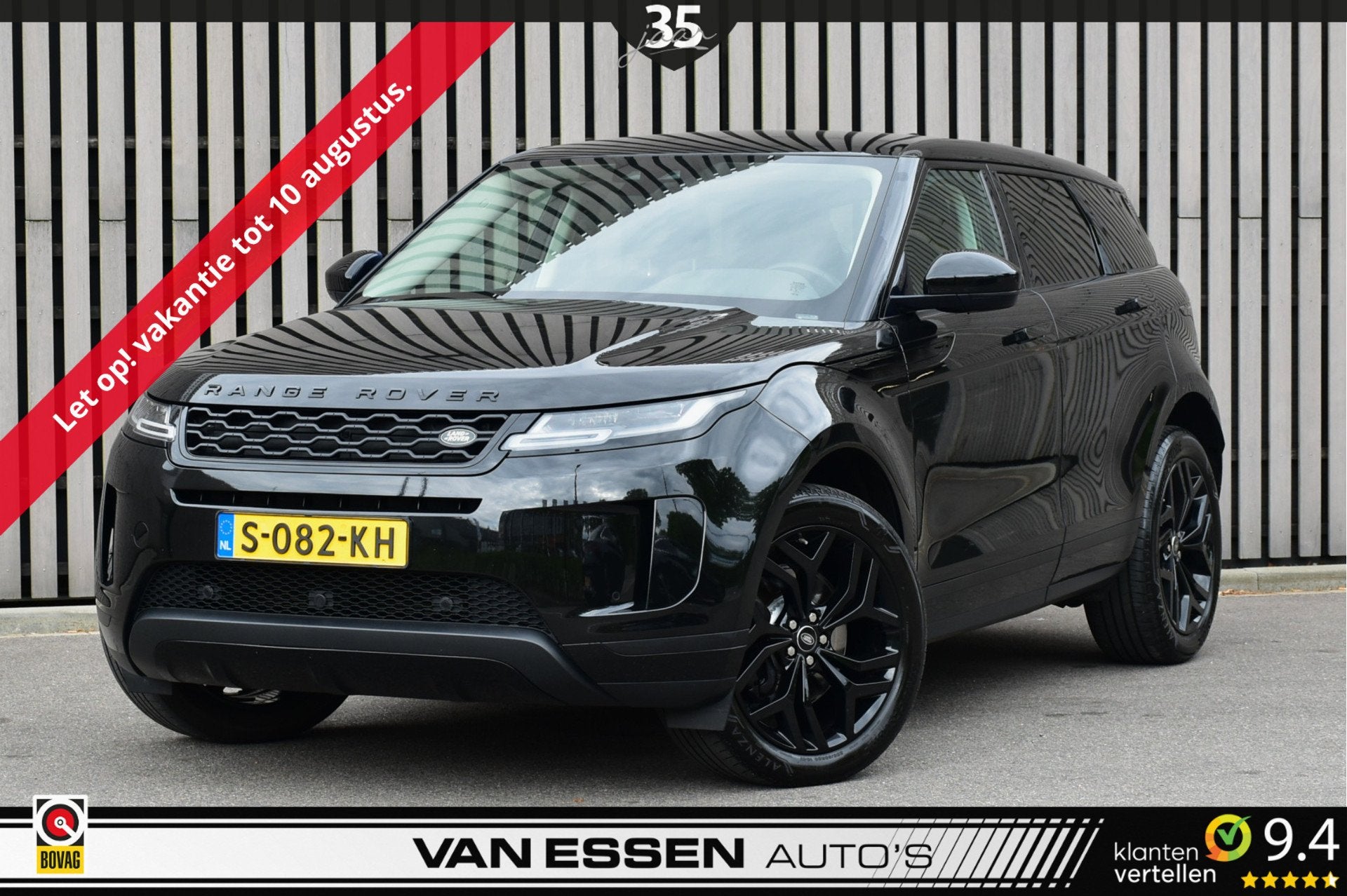Land Rover Range Rover Evoque 2.0 P200 AWD S Leder Navigatie, 1800 kg, Euro 6, 4 cilinders, Zwart