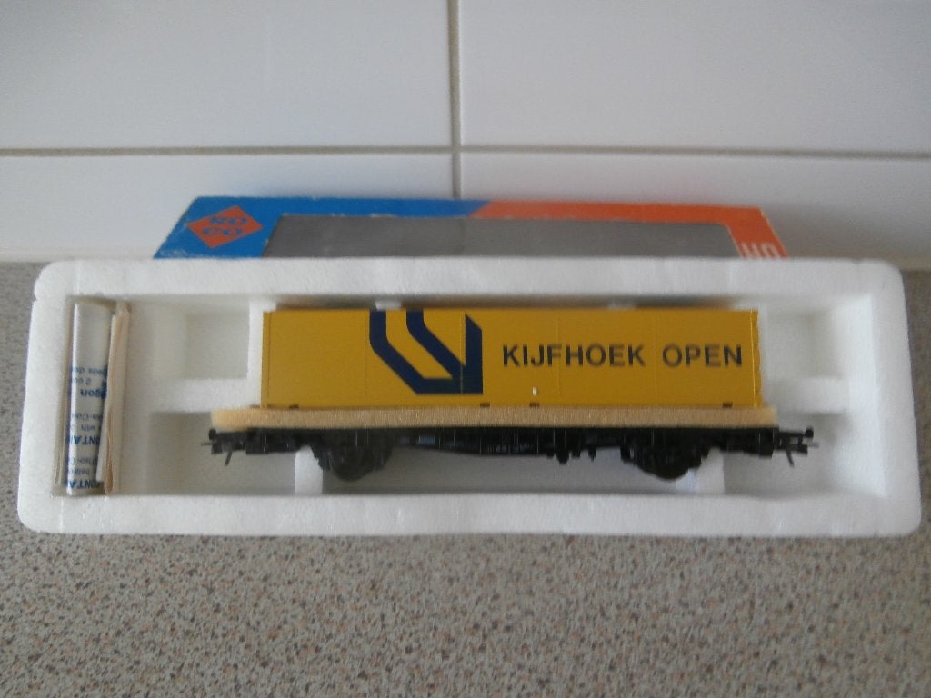 ROCO Wagon KIJFHOEK OPEN 1980, Gelijkstroom, Wagon, Ophalen of Verzenden, Roco