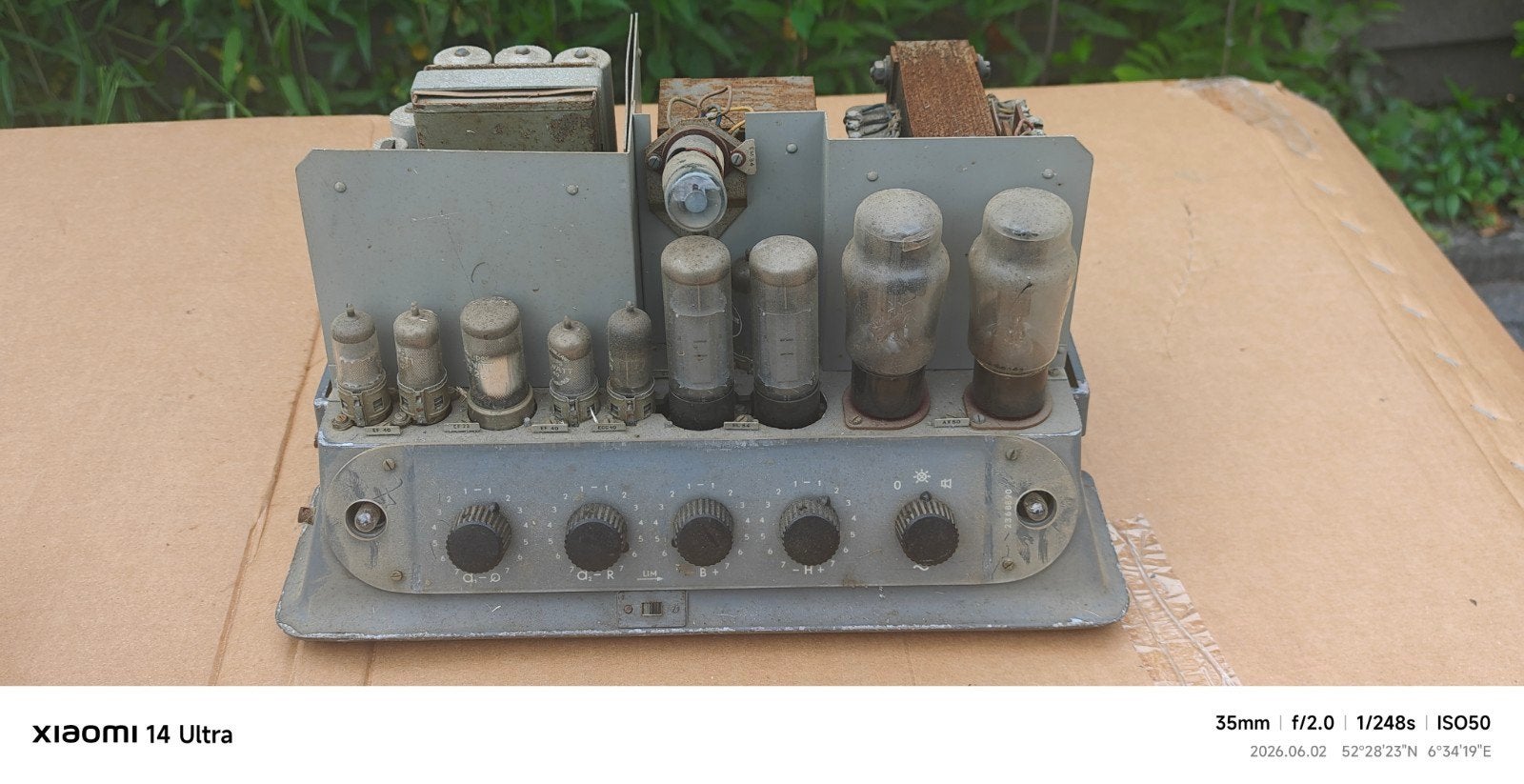 Philips buizen versterker type el 6420,€135, Antiek en Kunst, Antiek | Tv's en Audio, Ophalen of Verzenden