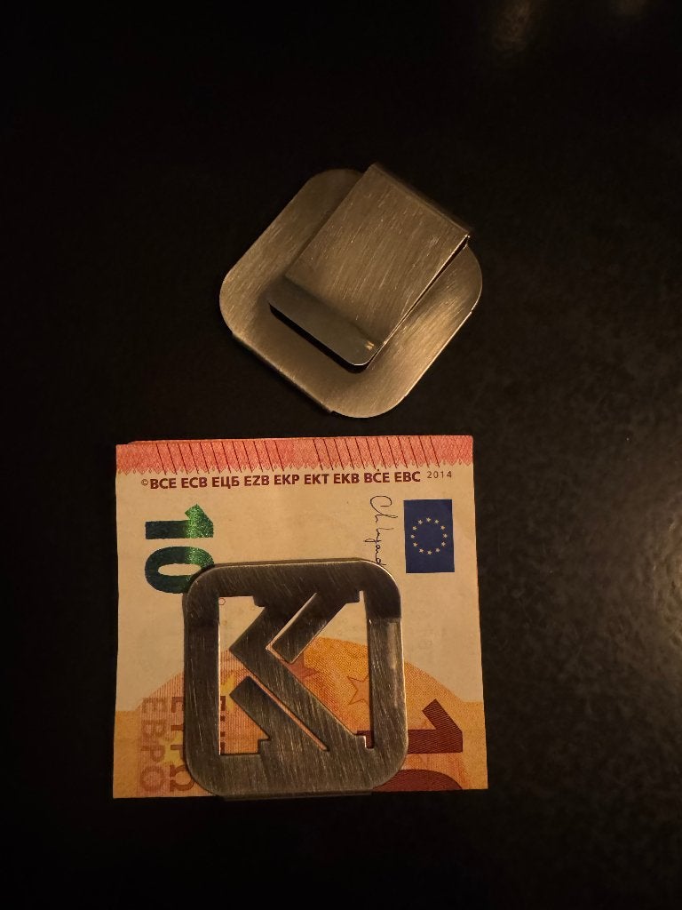 Geldclip Karl Kani, Sieraden, Tassen en Uiterlijk, Ophalen of Verzenden, Zo goed als nieuw, Grijs, Overige merken
