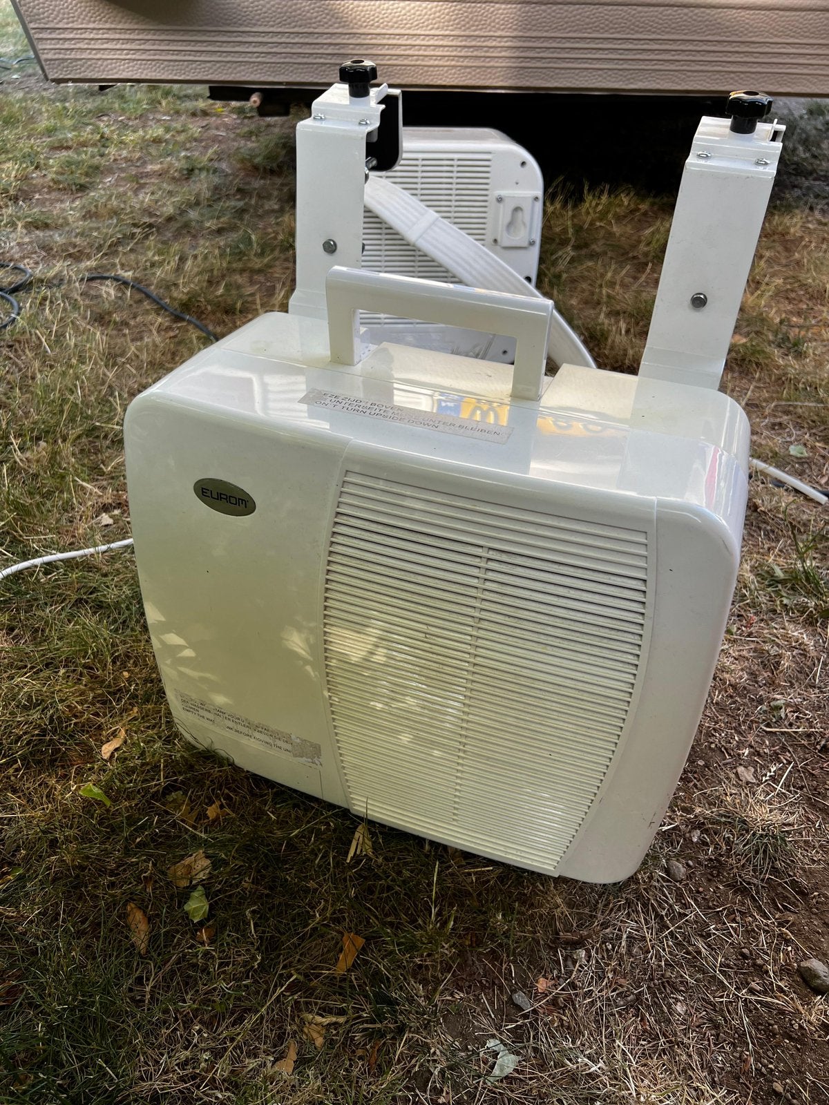 Eurom split airco voor caravan, Ophalen, Minder dan 60 m³, 3 snelheden of meer, Zo goed als nieuw