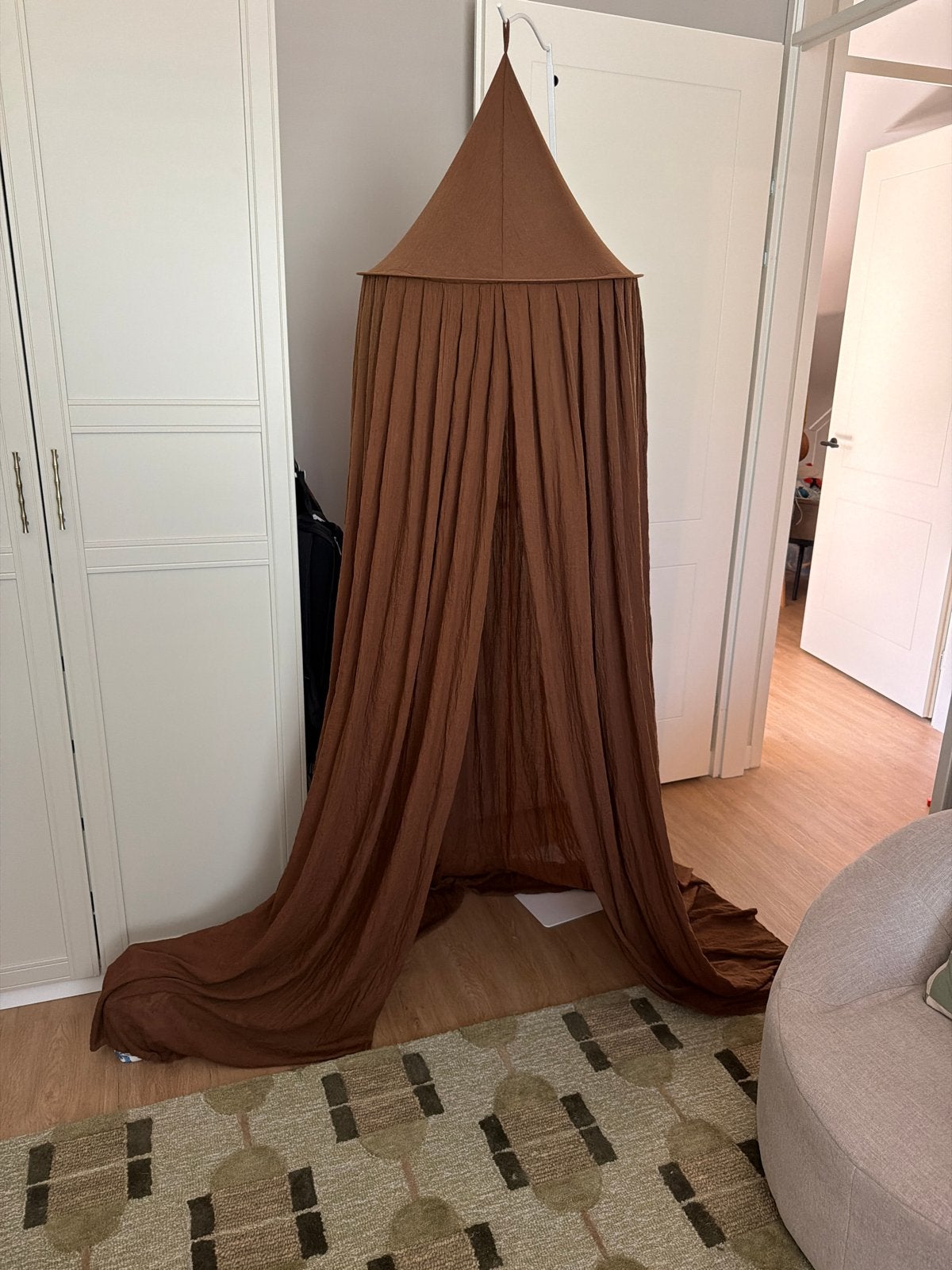 Meyco Hemeltje met Prikstok - Donkerbruin/Chocoladebruin, Kinderen en Baby's, Kinderkamer | Inrichting en Decoratie, Ophalen, Meyco