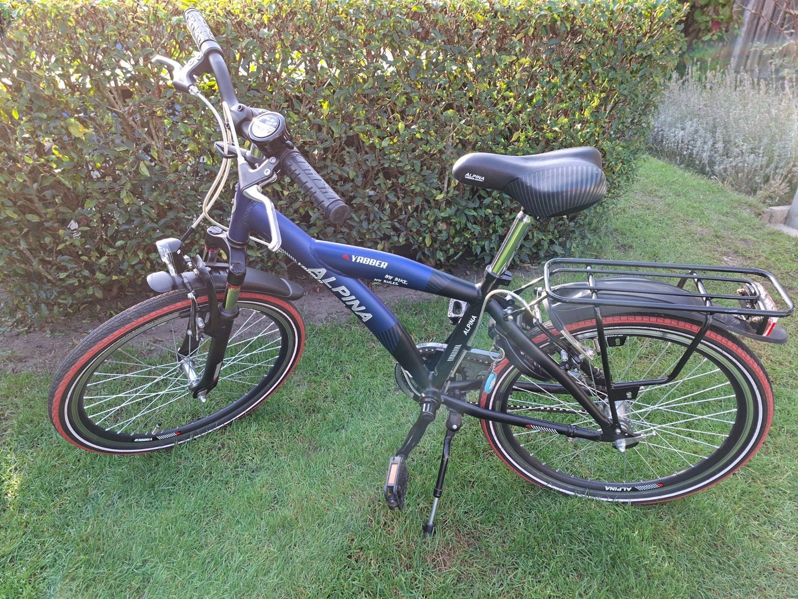 Alpina Yabber kinderfiets, Fietsen en Brommers, Ophalen, Terugtraprem, 22 inch, Gebruikt