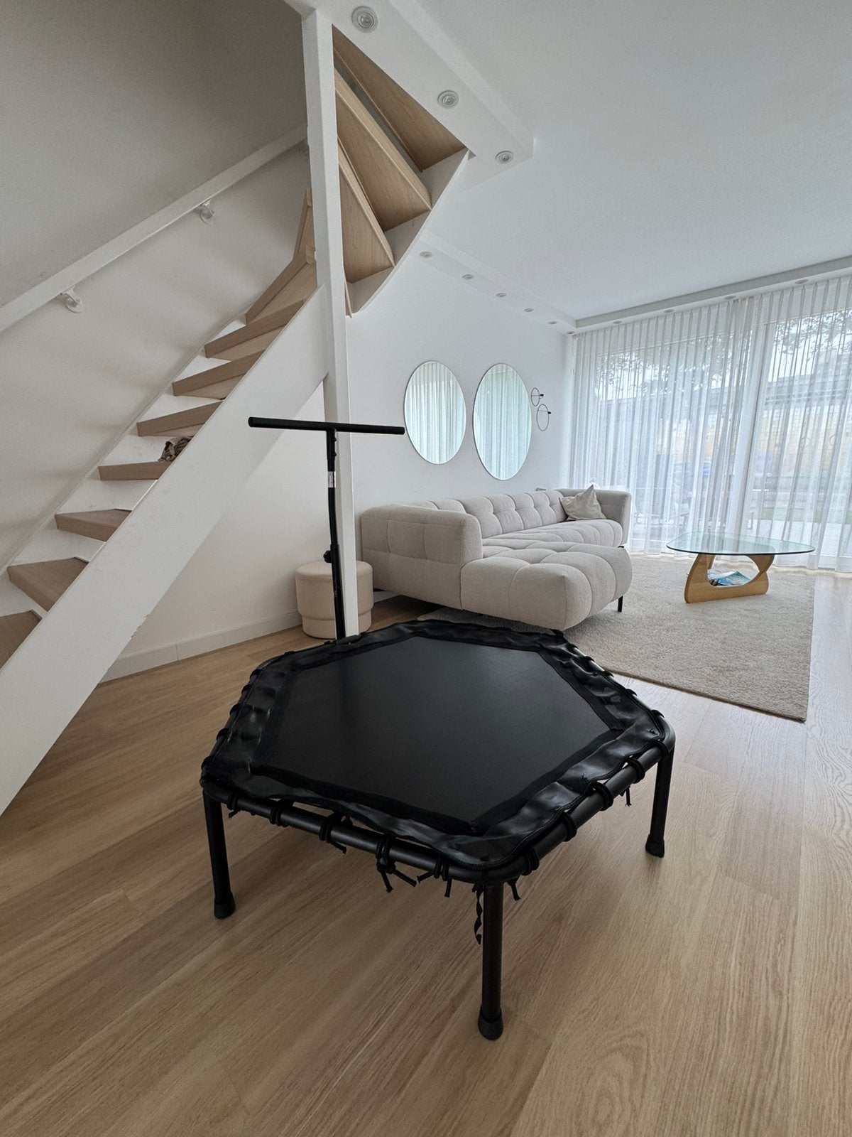 Fitness trampoline crivit, Ophalen of Verzenden, Zo goed als nieuw