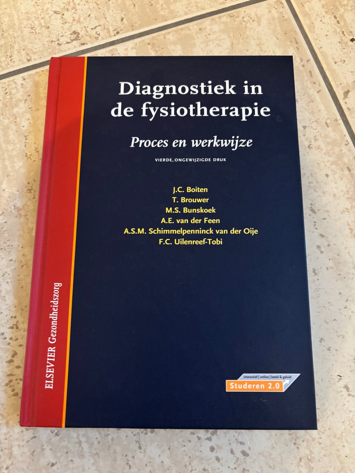 Diagnostiek in de fysiotherapie: Proces en werkwijze, Ophalen of Verzenden, Gamma, Zo goed als nieuw, HBO