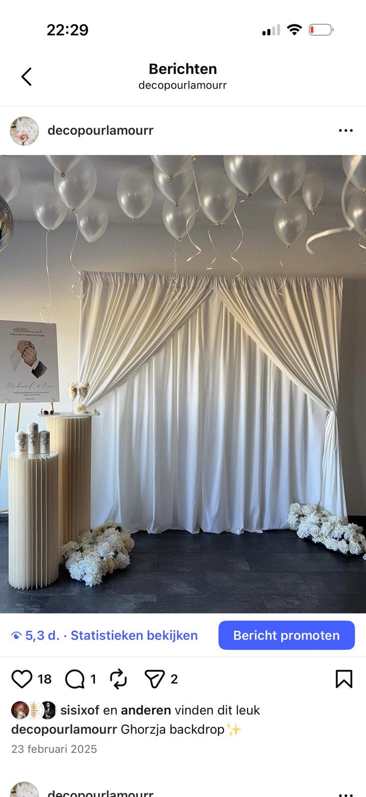 Backdrop, Ophalen of Verzenden