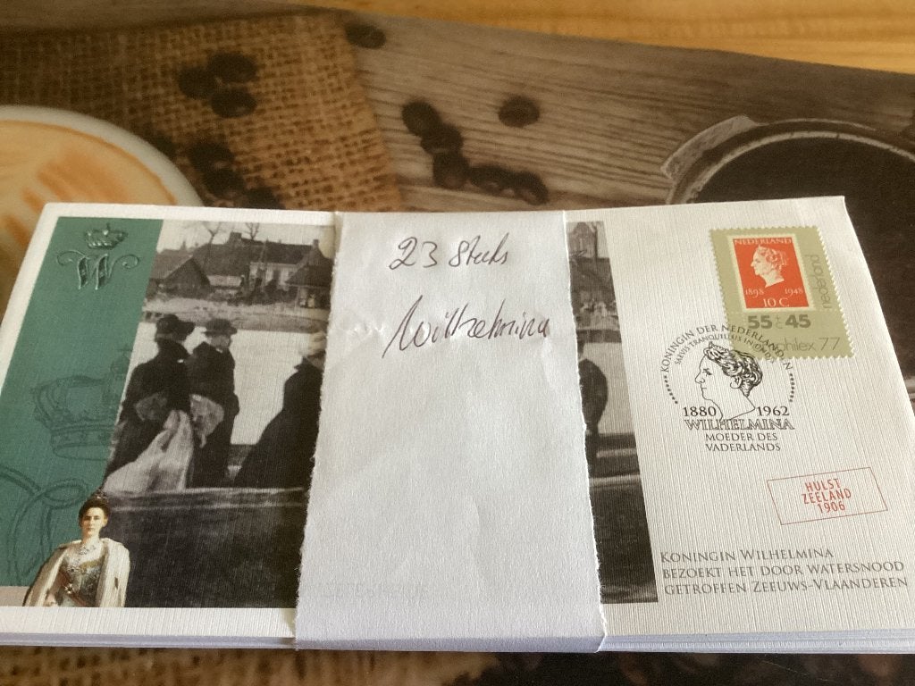 Koninklijke fdc 23 stuks Wilhelmina Nederland jaargangen fdc, Postzegels en Munten, Postzegels | Eerstedagenveloppen, Verzenden