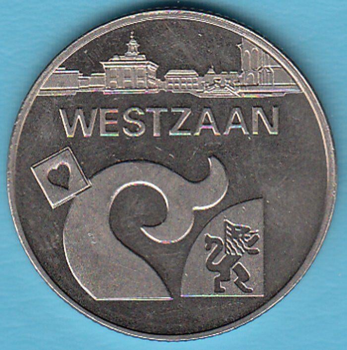 Penning 1 Zaanse Klop 25 Jaar Zaanstad - Westzaan, Ophalen of Verzenden, Overige materialen, Nederland