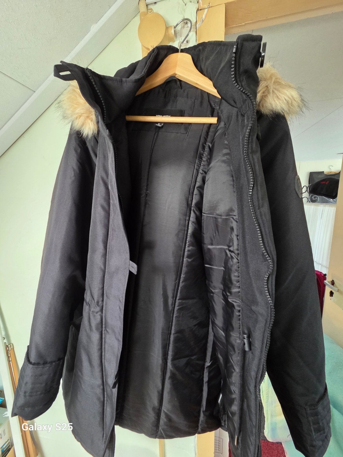 Dames winterjas, Ophalen, Zo goed als nieuw, Zwart
