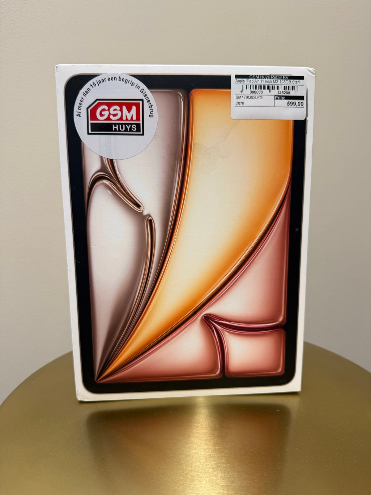 iPad Air 2025 11 inch M3 128GB Starlight, Ophalen, Overige kleuren, Apple iPad Air, 11 inch