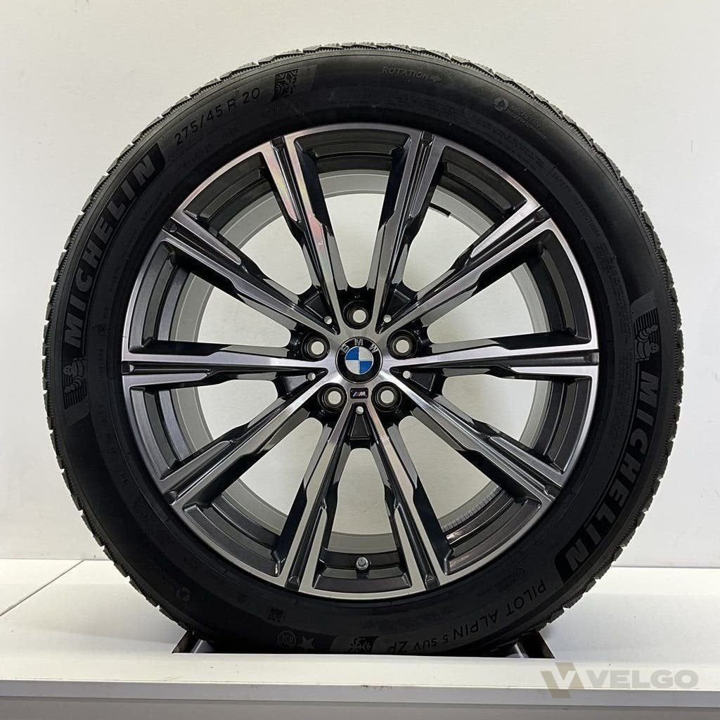 BMW X5 G05 EN X6 G06 SET VELGEN + WINTERBANDEN 20 INCH ORIG., Auto-onderdelen, Gebruikt, Banden en Velgen, Info@velgo.nl, Velgo