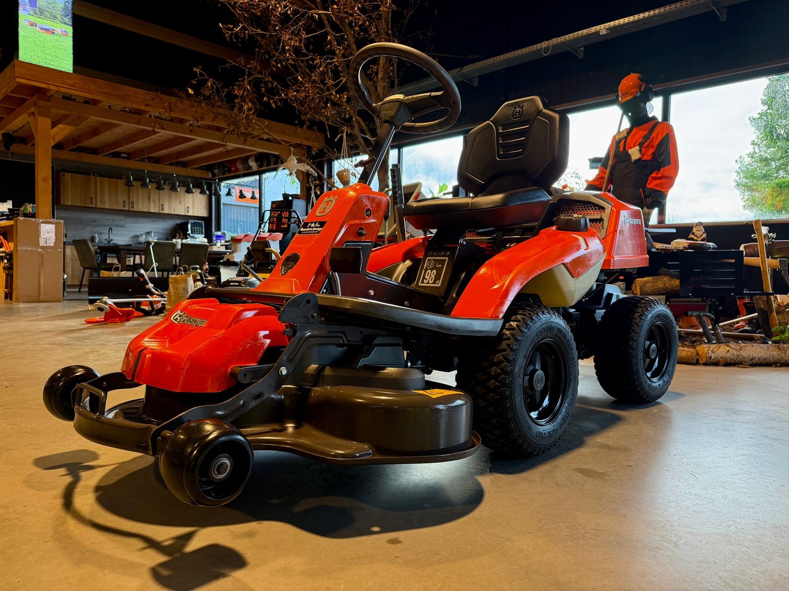 Husqvarna Rider 214TC 16pk 2-cilinder! 94cm, automaat!, Ophalen, Spangahoekweg 67, Gebruikt, Benzinemotor