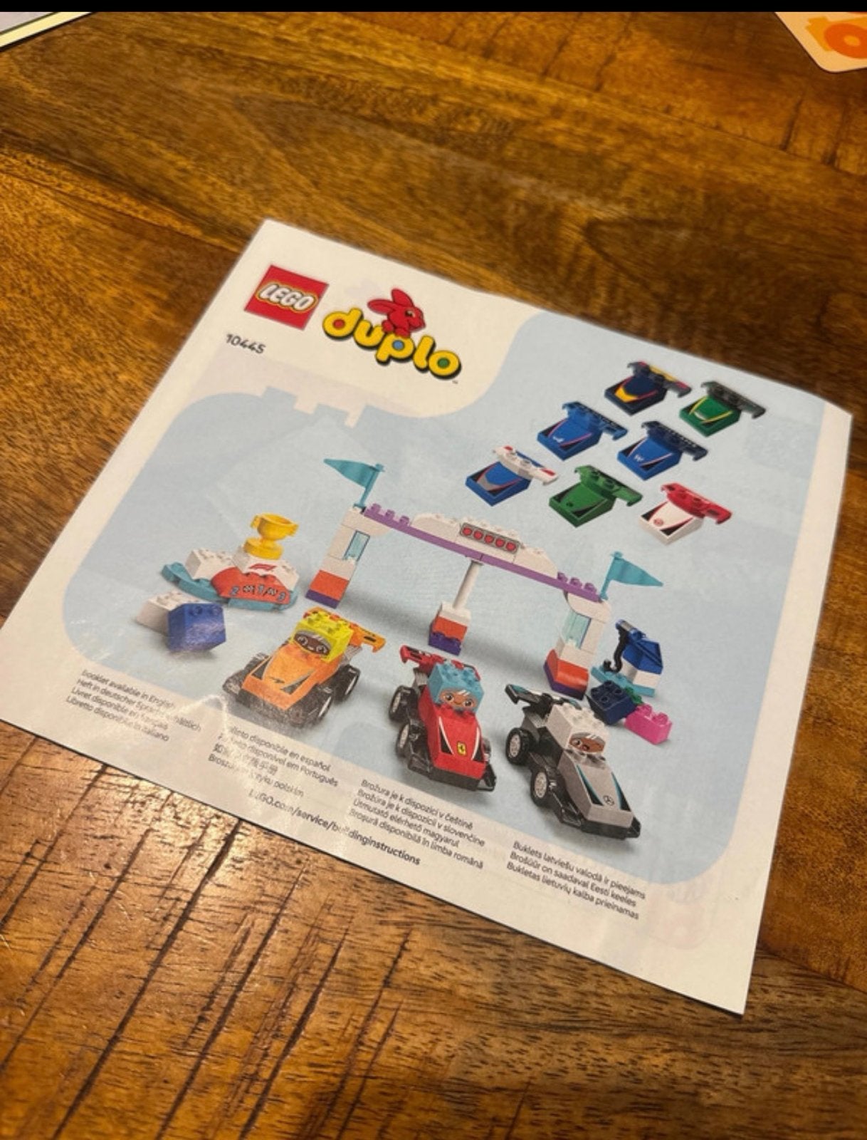 Lego Duplo 10445 Raceauto's - Compleet met instructies