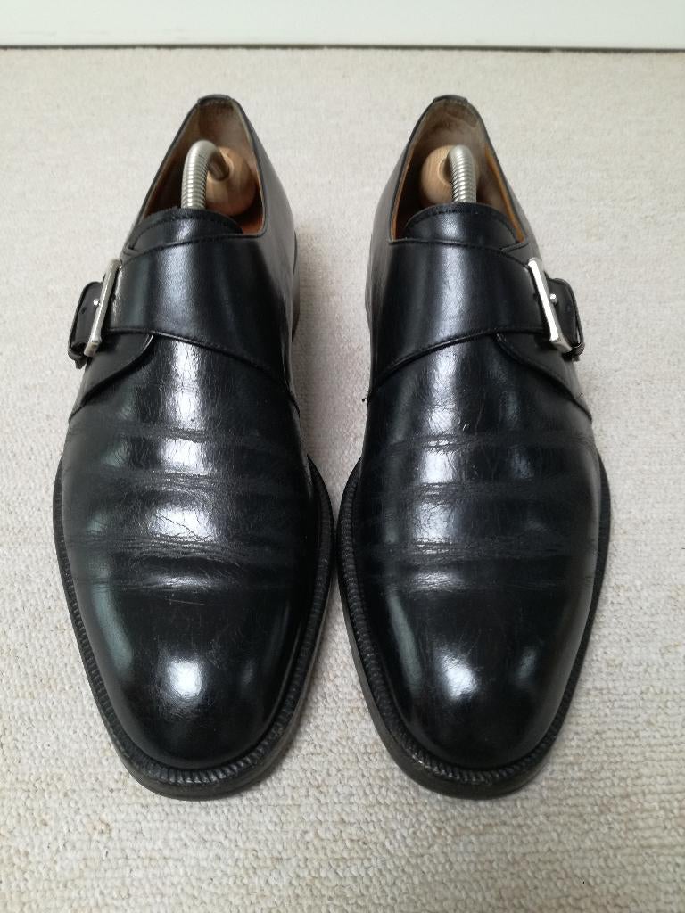 Moreschi Heren Gespschoenen - zwart - maat 6,5 (i.g.st), Moreschi, Verzenden, Zwart, Gespschoenen