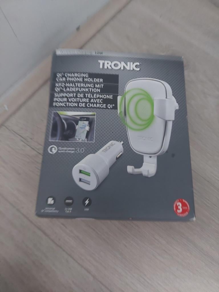 TRONIC Qi Oplader Telefoonhouder Auto 10W, Ophalen, Nieuw