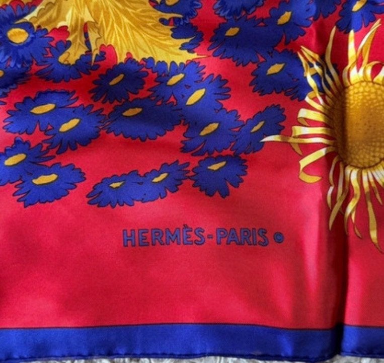 HERMES GRATIS OPHALEN - Prachtige zijden sjaal, Ophalen, Zo goed als nieuw