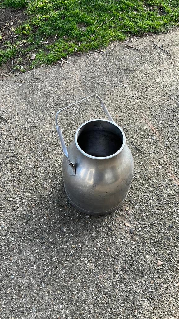 Bloempot - Melkbus, Tuin en Terras, Bloempotten, Ophalen, Rond, Aardewerk, Minder dan 40 cm