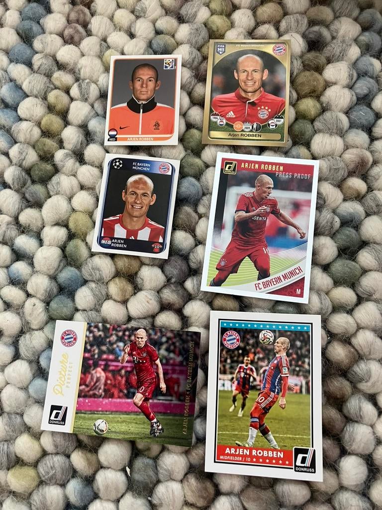 Arjen Robben panini bayern munchen oranje, Verzamelen, Ophalen of Verzenden, Zo goed als nieuw, Buitenlandse clubs, Poster, Plaatje of Sticker