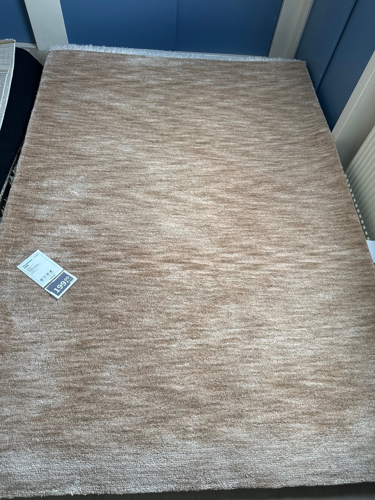 Vloerkleed June - Beige, 160x230 cm, Ophalen, Beige, 150 tot 200 cm, Rechthoekig