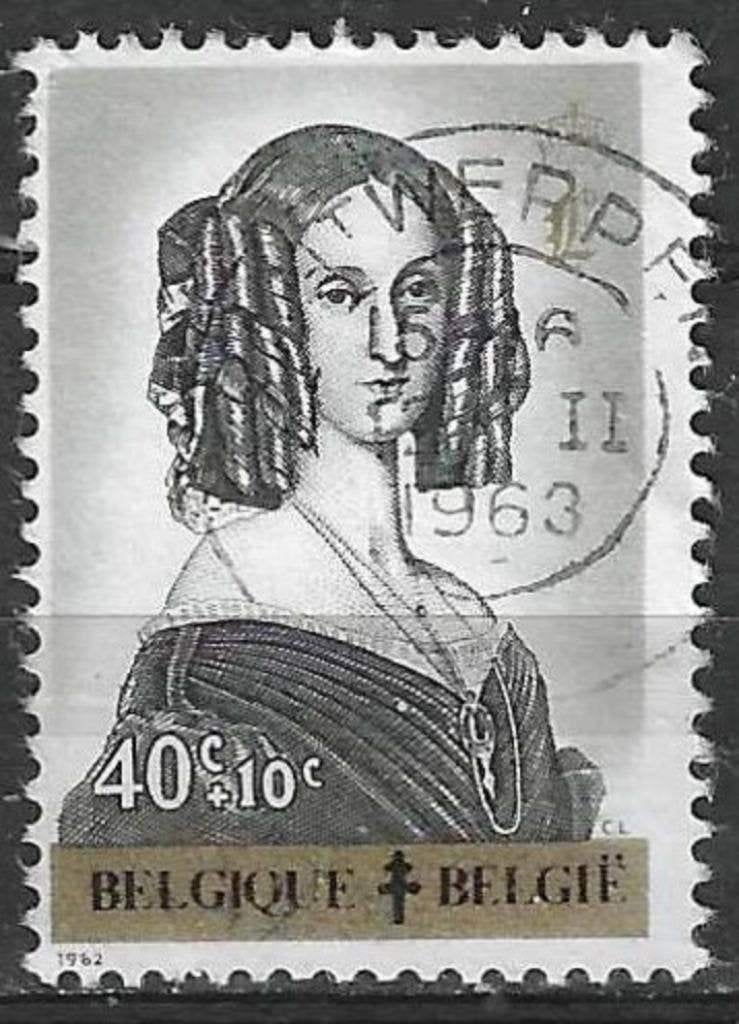 Belgie 1962 - Yvert/OBP 1234 - Koningin Louisa-Maria (ST), Postzegels en Munten, Postzegels | Europa | België, Verzenden, Gestempeld