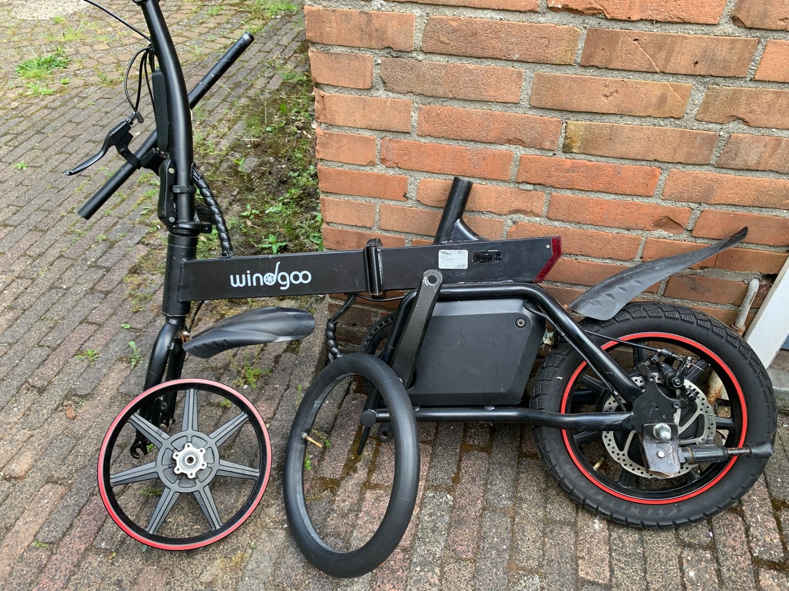 Windgoo opvouwbare elektrische fiets - onderdelen/defect, Ophalen of Verzenden, Gebruikt, Overige merken