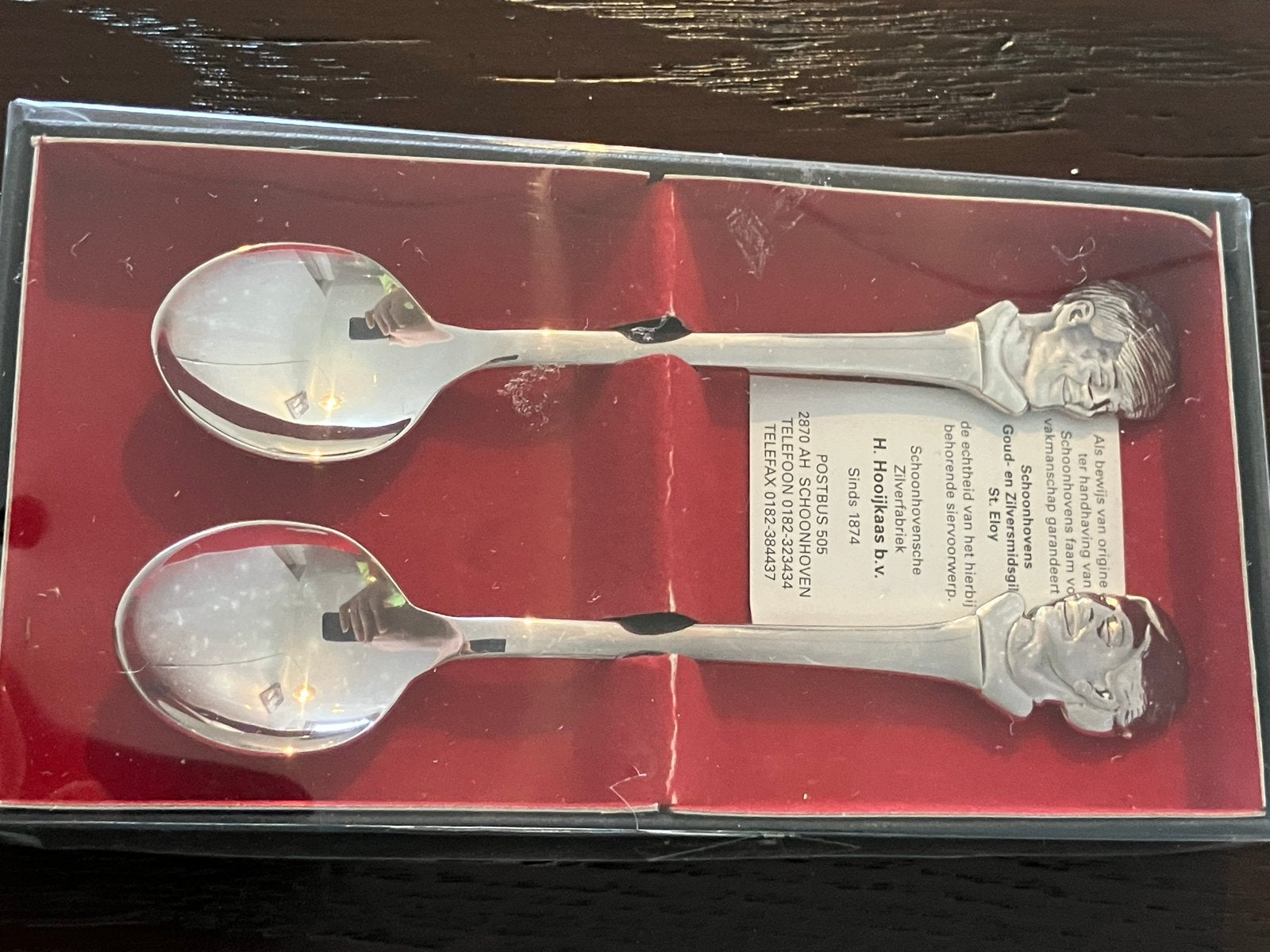 Verzilverde lepels H. Hooijkaas Schoonhoven 2002, Ophalen, Zilver
