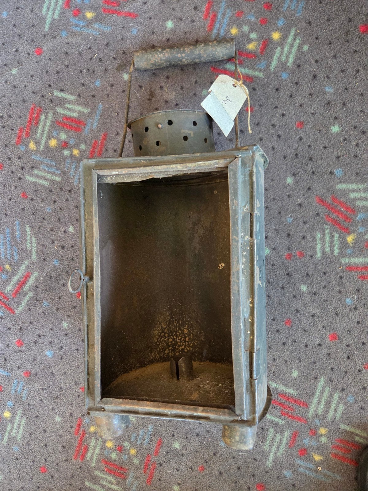 Partij Antieke Roestige Metalen Lantaarns - Decoratie, Ophalen of Verzenden