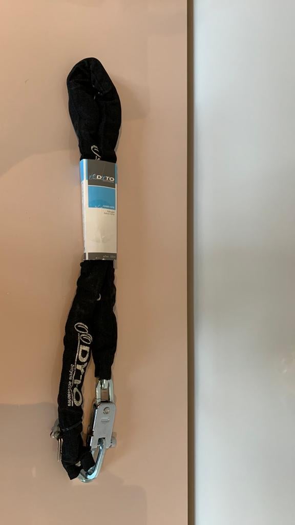 DYTO Kettingslot 7mm 120cm - Nieuw, Fietsen en Brommers, Fietsaccessoires | Fietssloten, Ophalen of Verzenden, Nieuw, Kettingslot