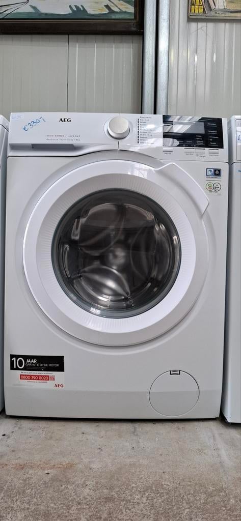 AEG 6000 series wasmachine, 3 maanden garantie 4135, Ophalen, 1200 tot 1600 toeren, 8 tot 10 kg, Refurbished