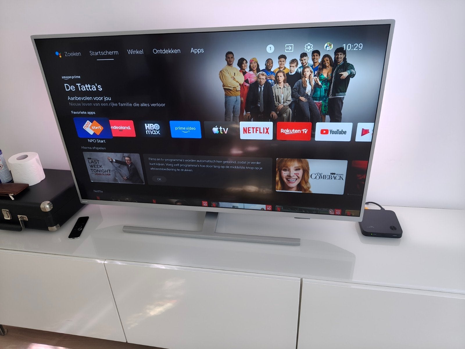 50 inch Philips 4k ambilight smart tv., Ophalen, Philips, LED, 50 Hz